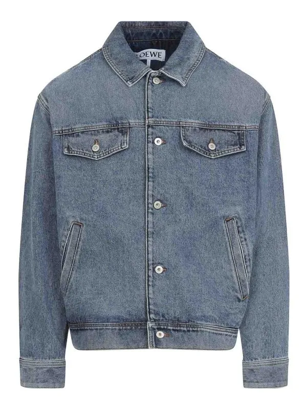 Loewe Veste Casual - Bleu - Bleu - Homme | H526Y02WA45100