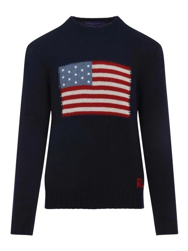 Ralph Lauren Pull Col Rond - Bleu Foncé - Homme | 790936976001