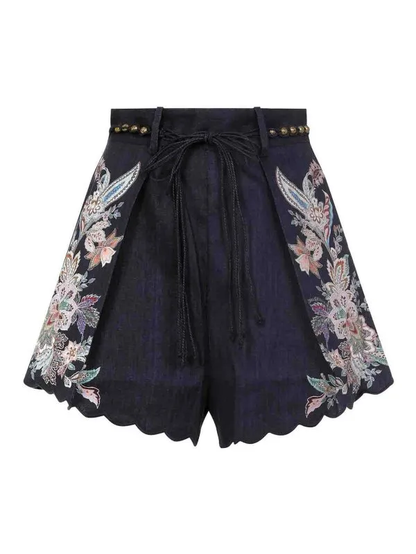 Zimmermann Short - Multicolore - Multicolore | 4558ASS251NAVY