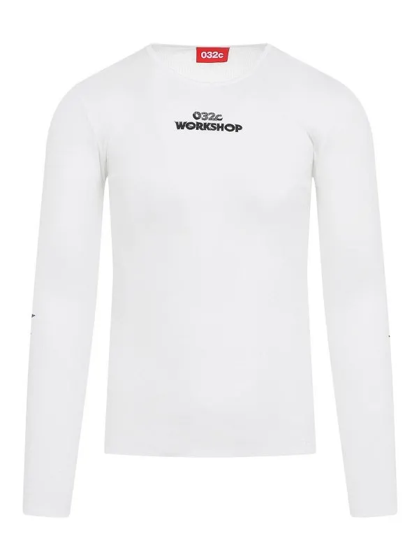 032C T-Shirt - Blanc - Blanc - Homme | S25URC0281100SOFT