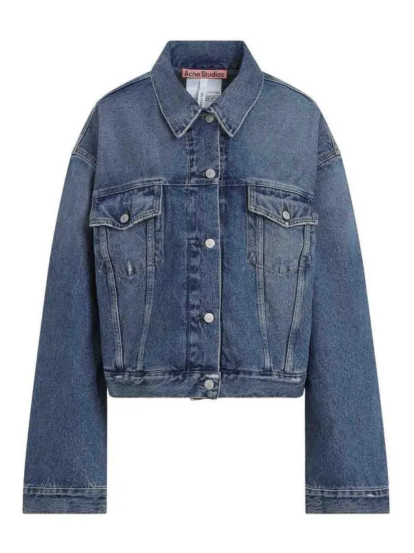 Acne Studios Veste Casual - Foncé Délavé - Femme | A90640AUZ