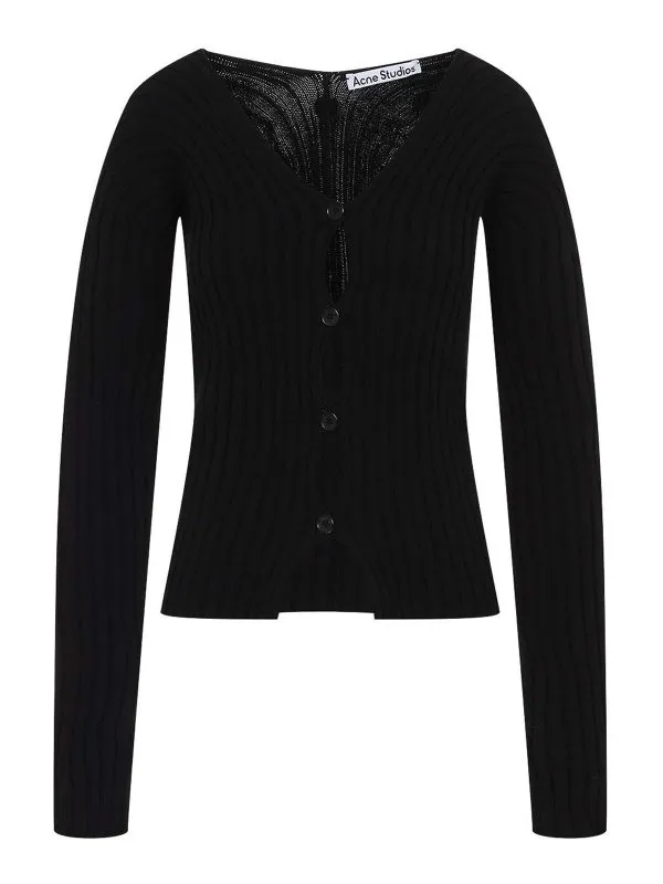 Acne Studios Cardigan - Noir - Noir - Femme | A60556900