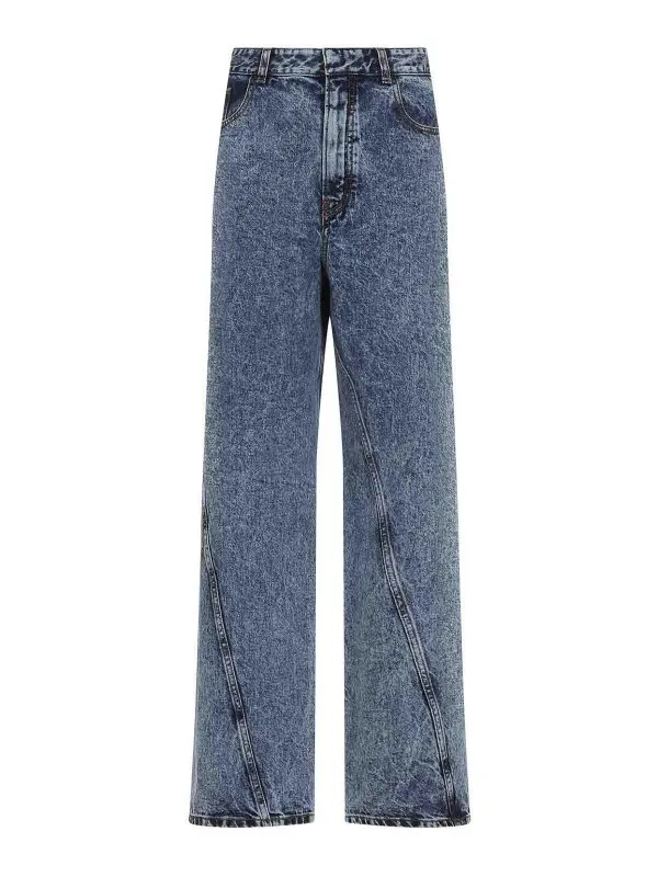 Alaïa Jean Bootcut - Beige Clair - Beige Clair | AA9P1161T535A524