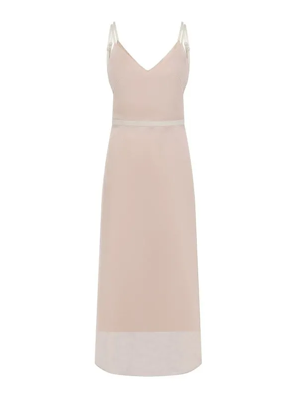 Carven Maxi Robe - Couleur Chair - Couleur Chair | 6251K21412PEONY