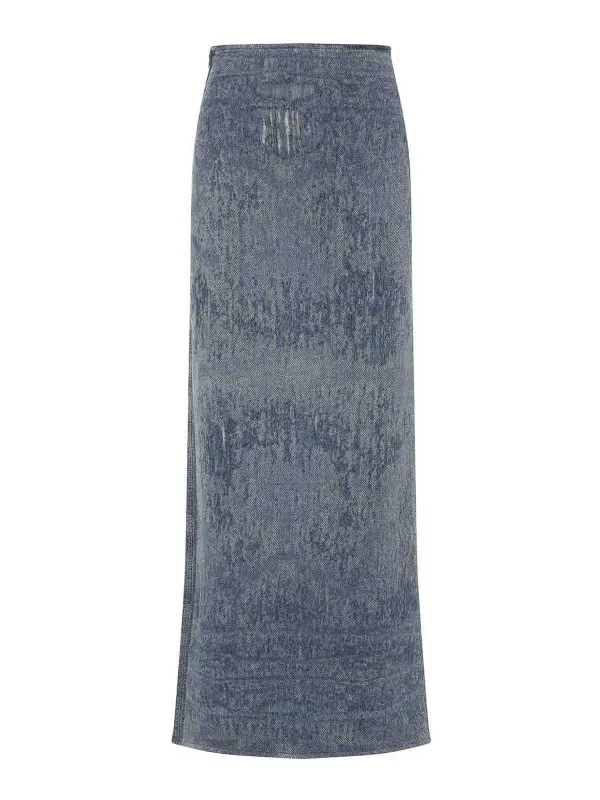 Diesel Jupe Midi - Bleu - Bleu - Femme | A18934068RQ01