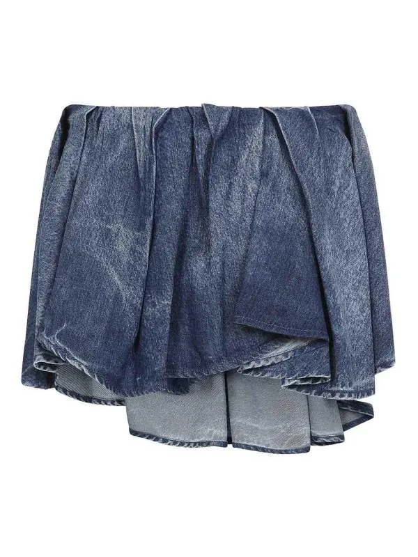 Diesel Jupe Midi - Bleu - Bleu - Femme | A196870CMBP01