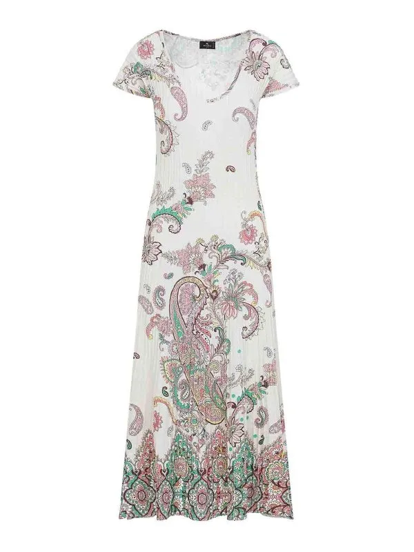 Etro Robe Au Genou - Blanc - Blanc - Femme | WRKA0078AK542X0802