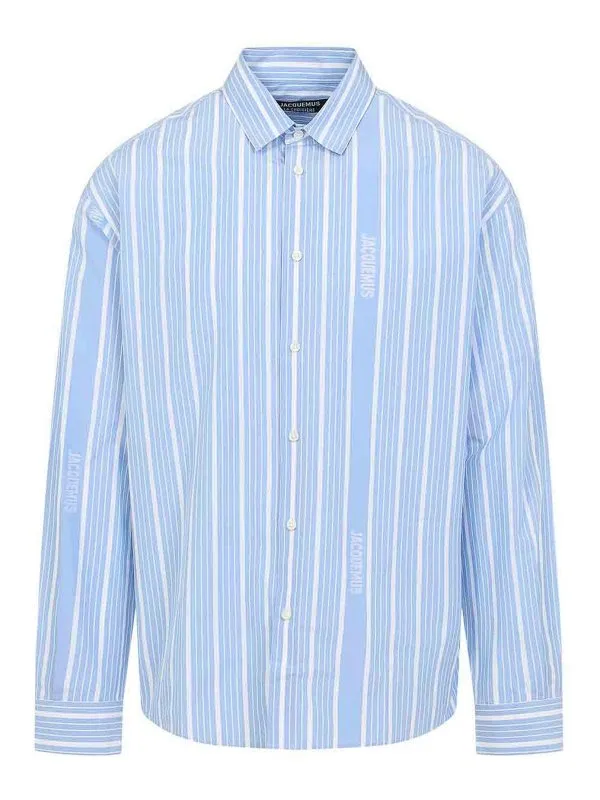 Jacquemus Chemise - Bleu - Bleu - Homme | 24E246SH00116913EV