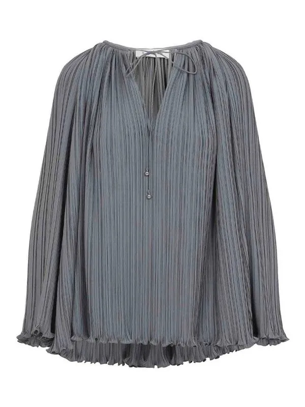Lanvin Blouse - Gris - Gris - Femme | RWTO00015904P25M3