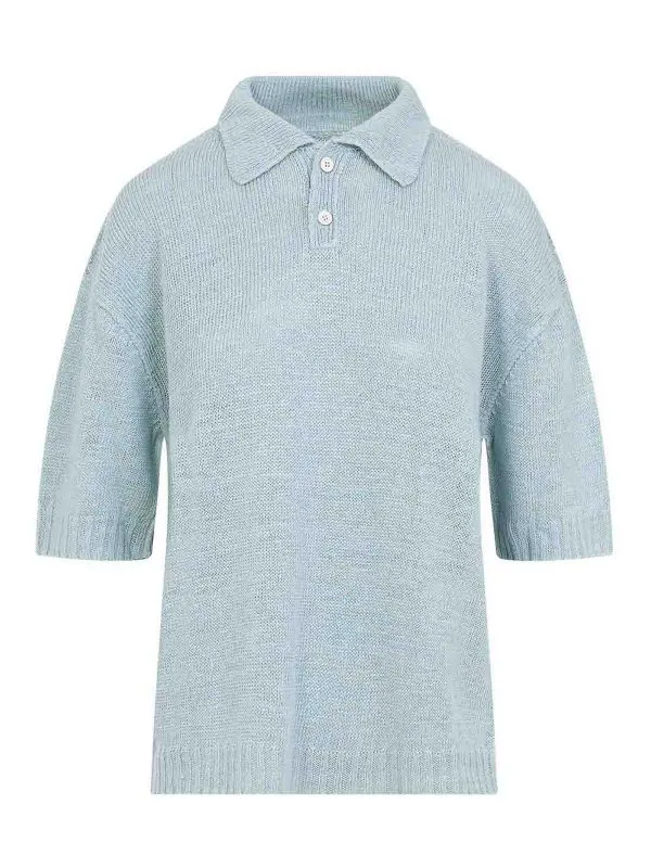 Maison Margiela Polo - Bleu Clair - Bleu Clair | S51GL0055M13099545