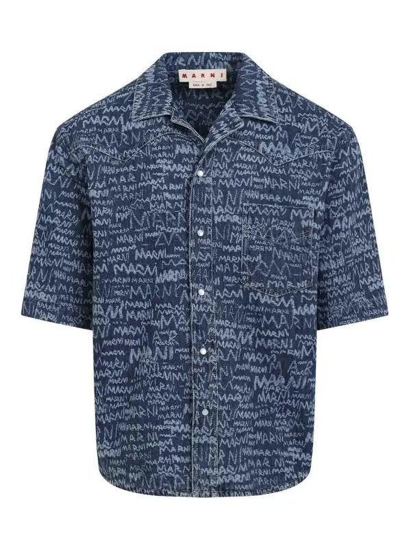 Marni Chemise - Bleu - Bleu - Homme | CUJU0024A0USCX38LOB95