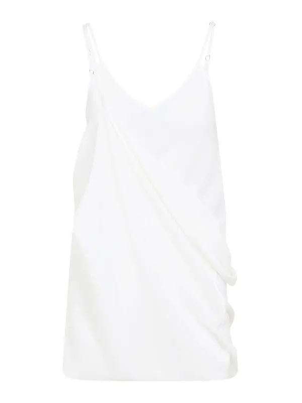 MM6 Maison Margiela Robe Courte - Crème | S62DG0047M35441102