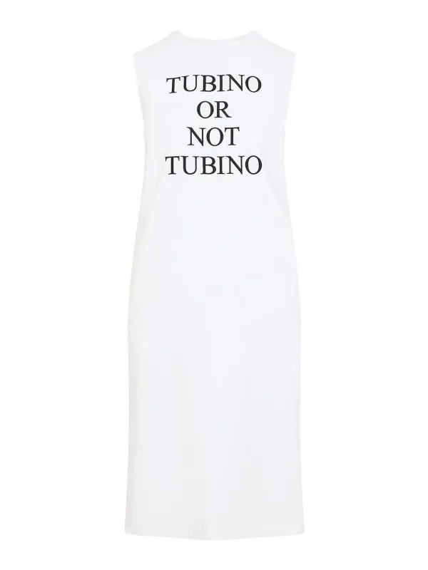 Moschino Robe Au Genou - Blanc - Blanc - Femme | 251D040704241001