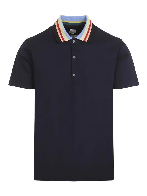 Paul Smith Polo - Bleu Foncé - Bleu Foncé | M1R127ZP0008949