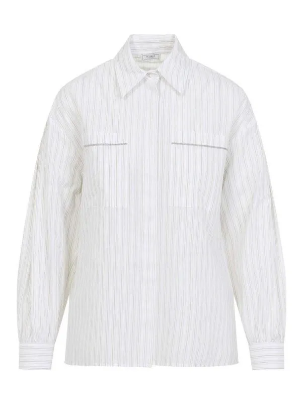 Peserico Chemise - Beige - Beige - Femme | S06101L105246948