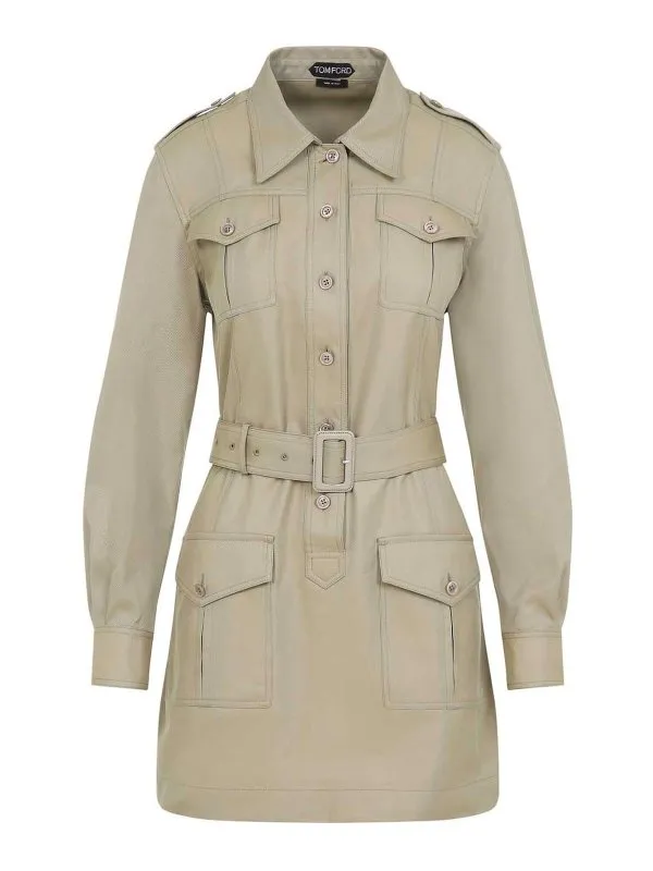 Tom Ford Robe Courte - Vert Clair - Vert Clair | AB3431FAX1215FG710