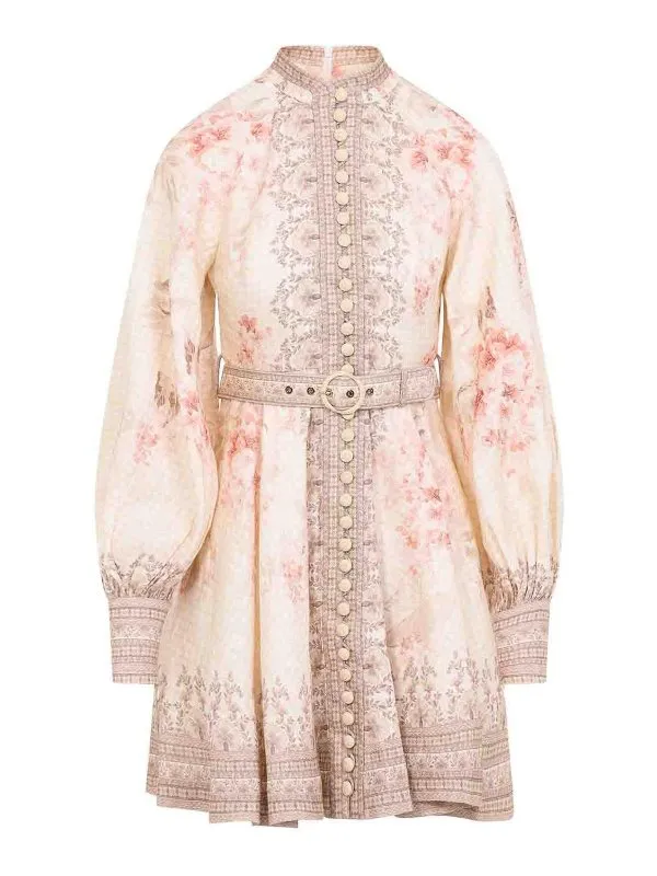 Zimmermann Robe Courte - Rouge Clair - Rouge Clair | 3970DS251CORF