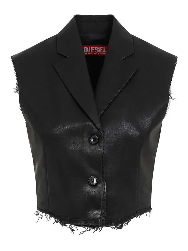 Diesel Gilet - Noir - Noir - Femme | A164120NKBV004 | thebs.com