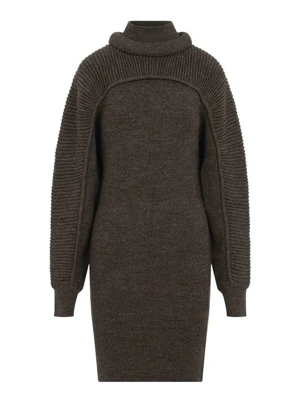 Isabel Marant Robe Courte - Taupe - Taupe | RO0641FAB4L03I67DK