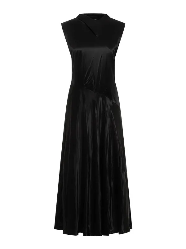 Jil Sander Maxi Robe - Noir - Noir - Femme | J03CT0442J65248001