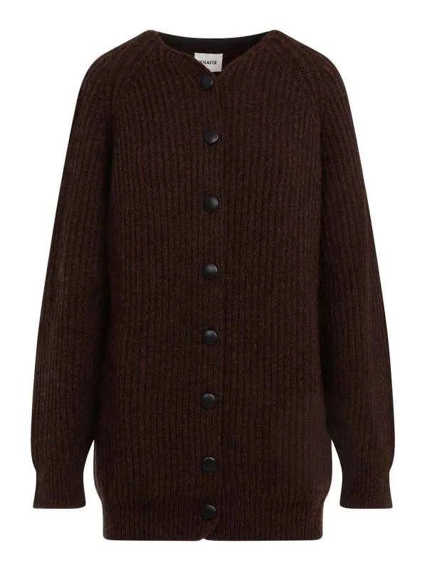Khaite Cardigan - Marron - Marron - Femme | 9633615934
