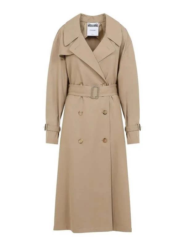 Moschino Manteau Court - Beige - Beige - Femme | 242D060854190081