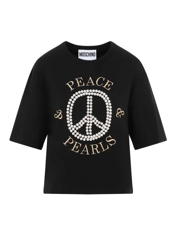 Moschino T-Shirt - Noir - Noir - Femme | 242D070854423555