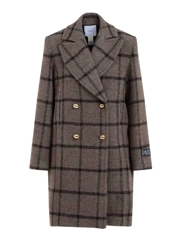 Patou Manteau Court - Gris - Gris - Femme | CO02501845061