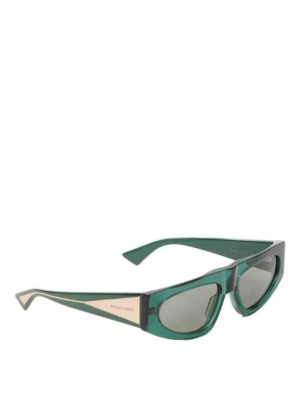 Bottega Veneta Lunettes De Soleil - Vert - Vert | 779438VBL803317