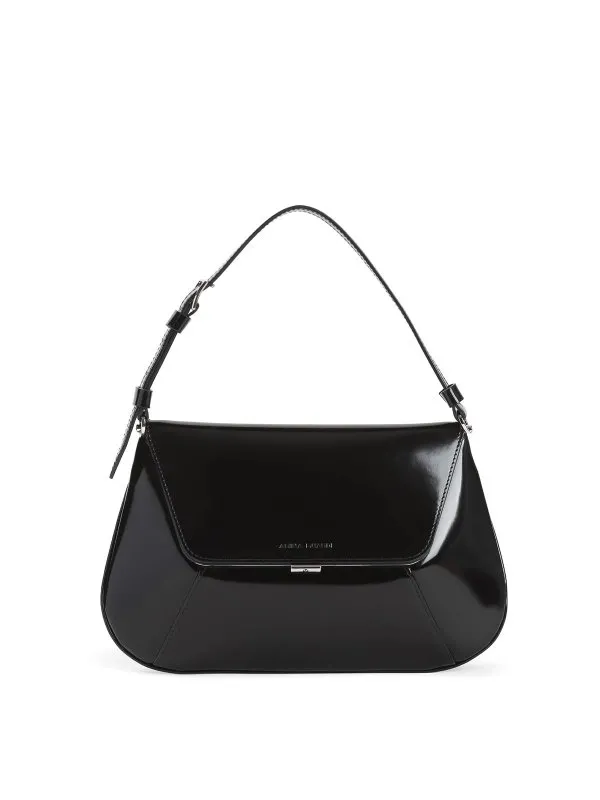 Amina Muaddi Sac Bandoulière - Argent - Noir | C9B344757AMIBLACK