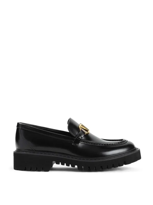 Valentino Garavani Mocassins - Noir - Noir - Femme | 7W2S0EU0BEK0NO