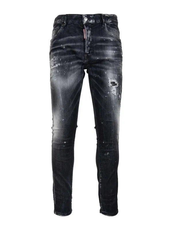Dsquared2 Jean Droit - Gris Foncé - Homme | S71LB1371S30503900