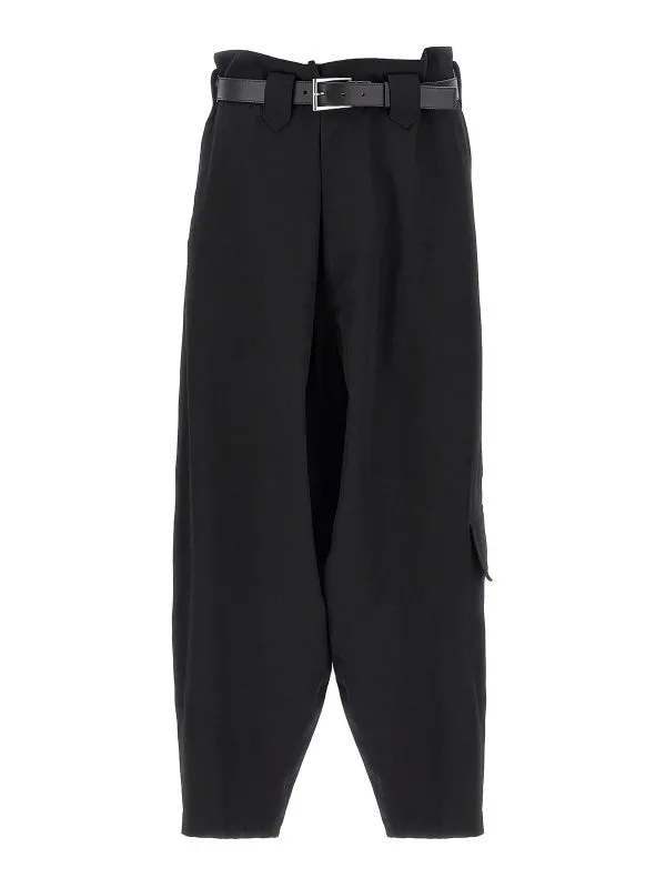 Yohji Yamamoto Pantalons Décontractés - Noir | HPP12100BLACK2