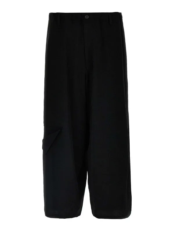 Yohji Yamamoto Pantalons Décontractés - Noir | HPP67500BLACK1