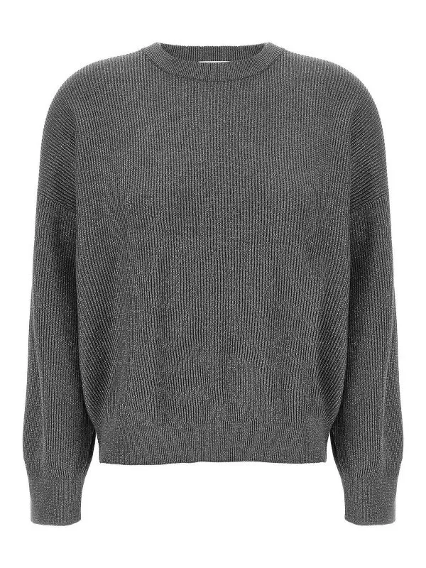 Brunello Cucinelli Pull Col Rond - Gris - Gris | MAZ260200PCXP07