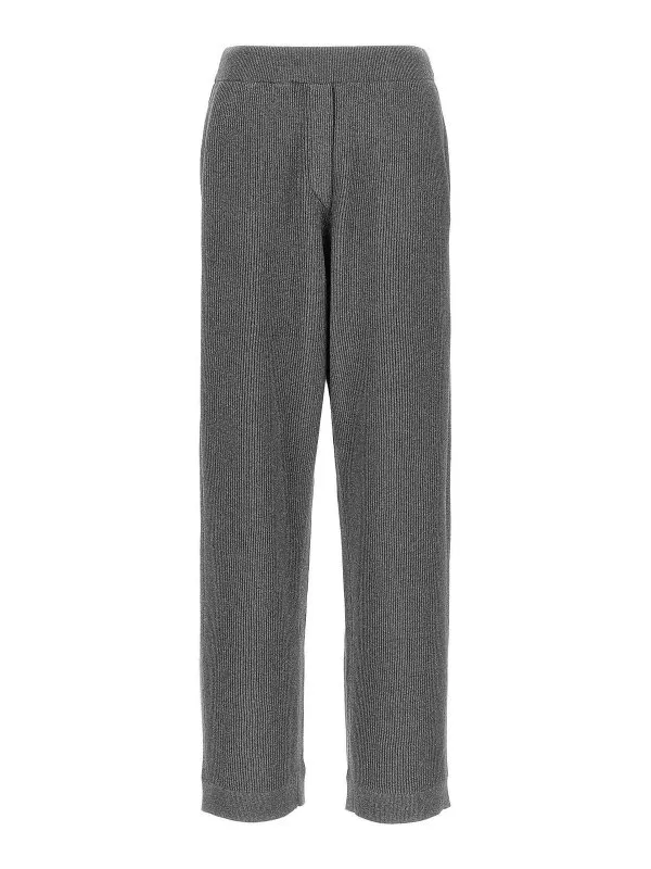 Brunello Cucinelli Pantalons Décontractés - Gris | MAZ260299PCXP07