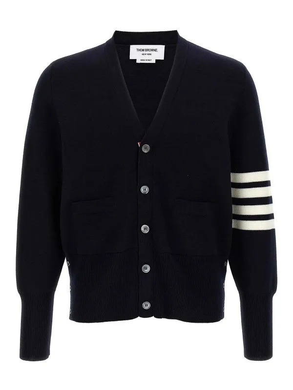 Thom Browne Cardigan - Bleu - Bleu - Homme | MKC160A00014415