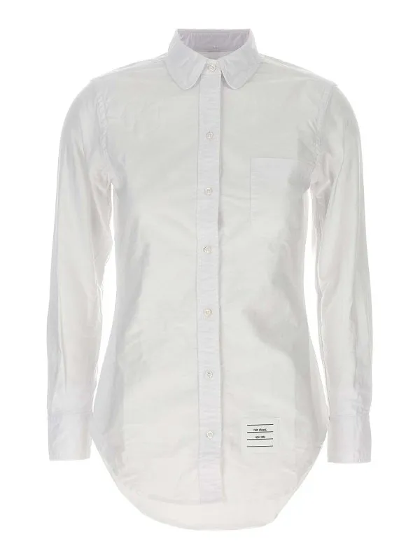 Thom Browne Chemise - Blanc - Blanc - Femme | FLL019AF0313100