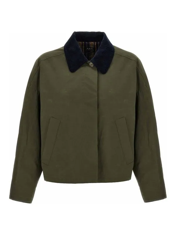 A.P.C. Veste Casual - Vert - Vert - Femme | COHILF02990JAC