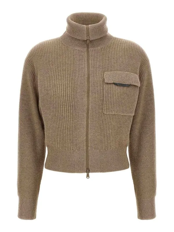 Brunello Cucinelli Cardigan - Beige - Beige | M12721706PC077