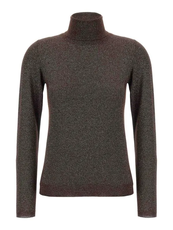 Brunello Cucinelli Pull Col Roulé - Marron | M41800063PC4211