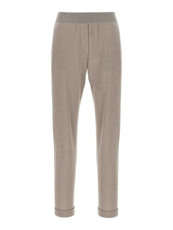 Brunello Cucinelli Pantalons De Sport - Gris | M41845999PC9729