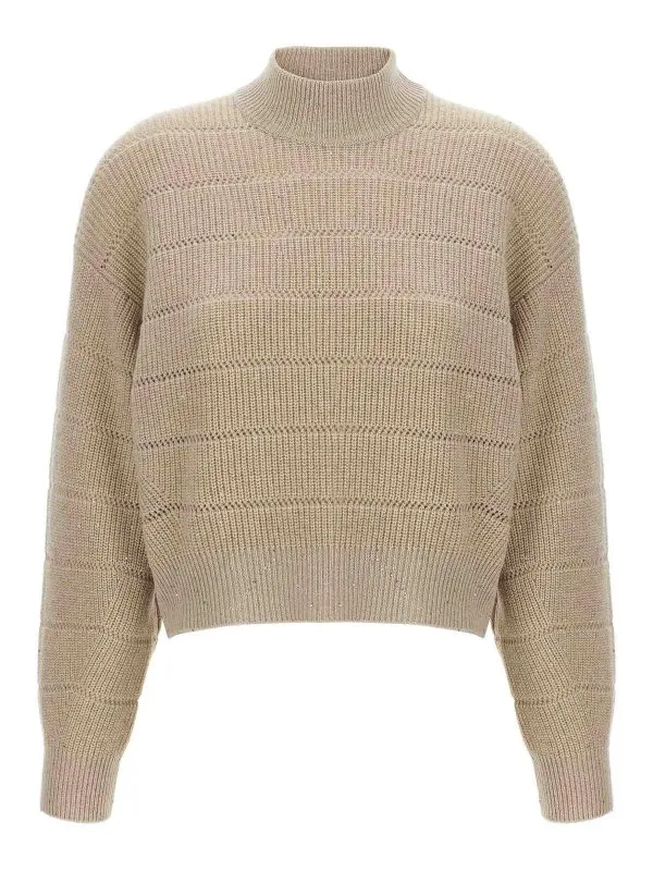 Brunello Cucinelli Cardigan - Beige - Beige | MBM738204PC505