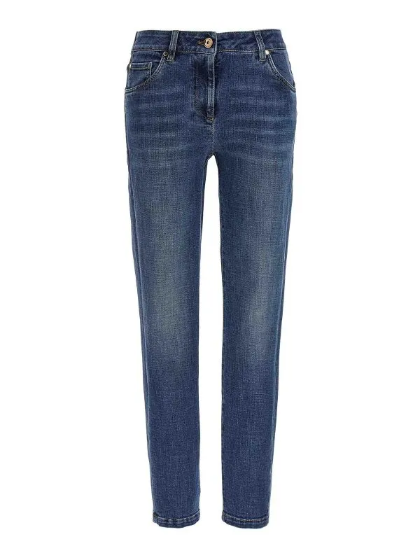 Brunello Cucinelli Jean Bootcut - Bleu - Bleu | MP065P5679C8339