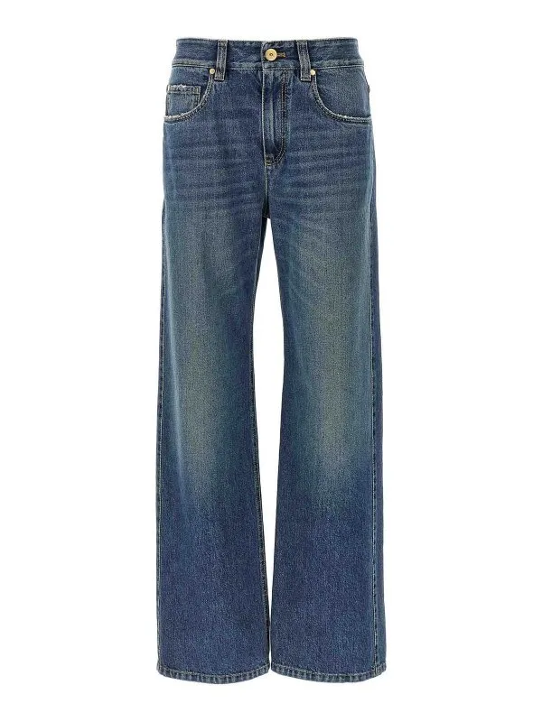 Brunello Cucinelli Jean Bootcut - Bleu - Bleu | MP095P5565C9039