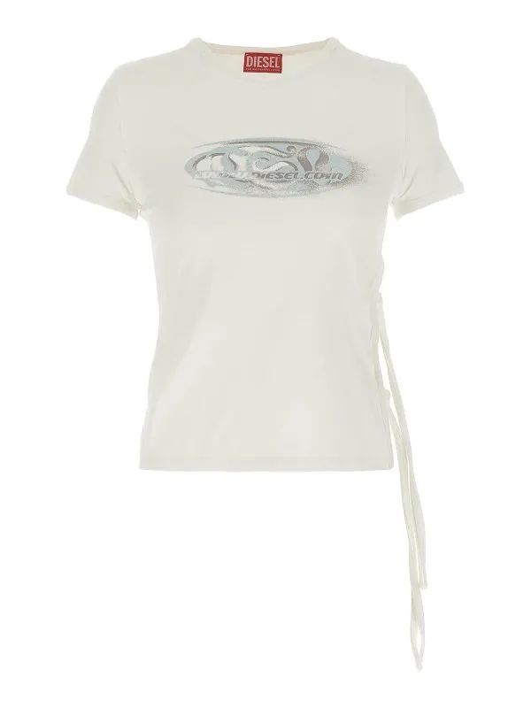 Diesel T-Shirt - Blanc - Blanc - Femme | A193680HQAH100