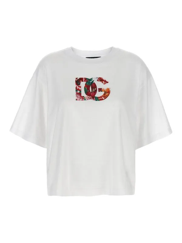 Dolce & Gabbana T-Shirt - Blanc - Blanc - Femme | F8V57TGDC7SW0800
