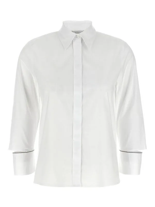 Peserico Chemise - Blanc - Blanc - Femme | A0665108928001