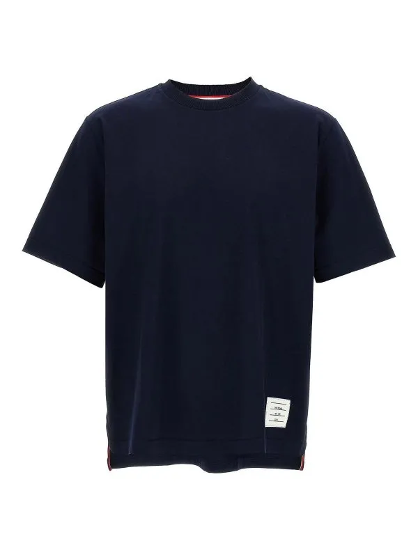 Thom Browne T-Shirt - Bleu - Bleu - Homme | MJS288A00042415