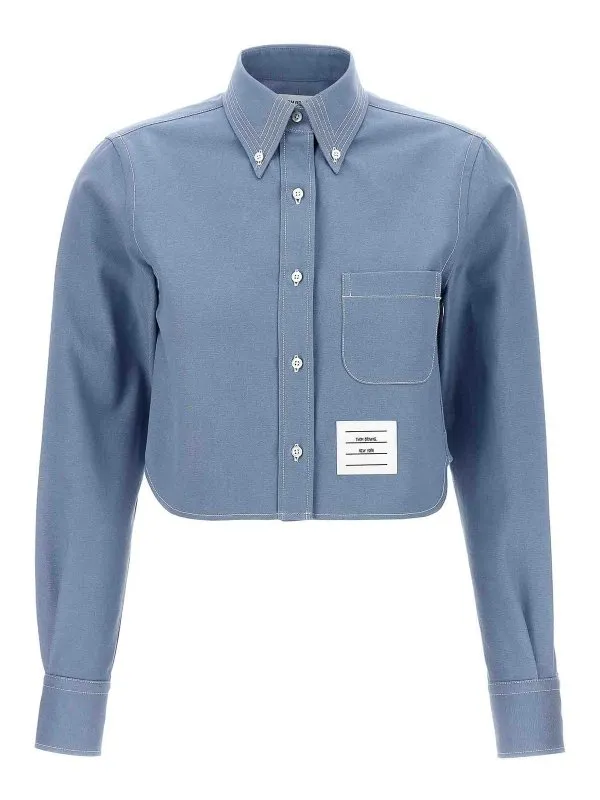 Thom Browne Chemise - Bleu Clair - Bleu Clair | FLL183AF0991480